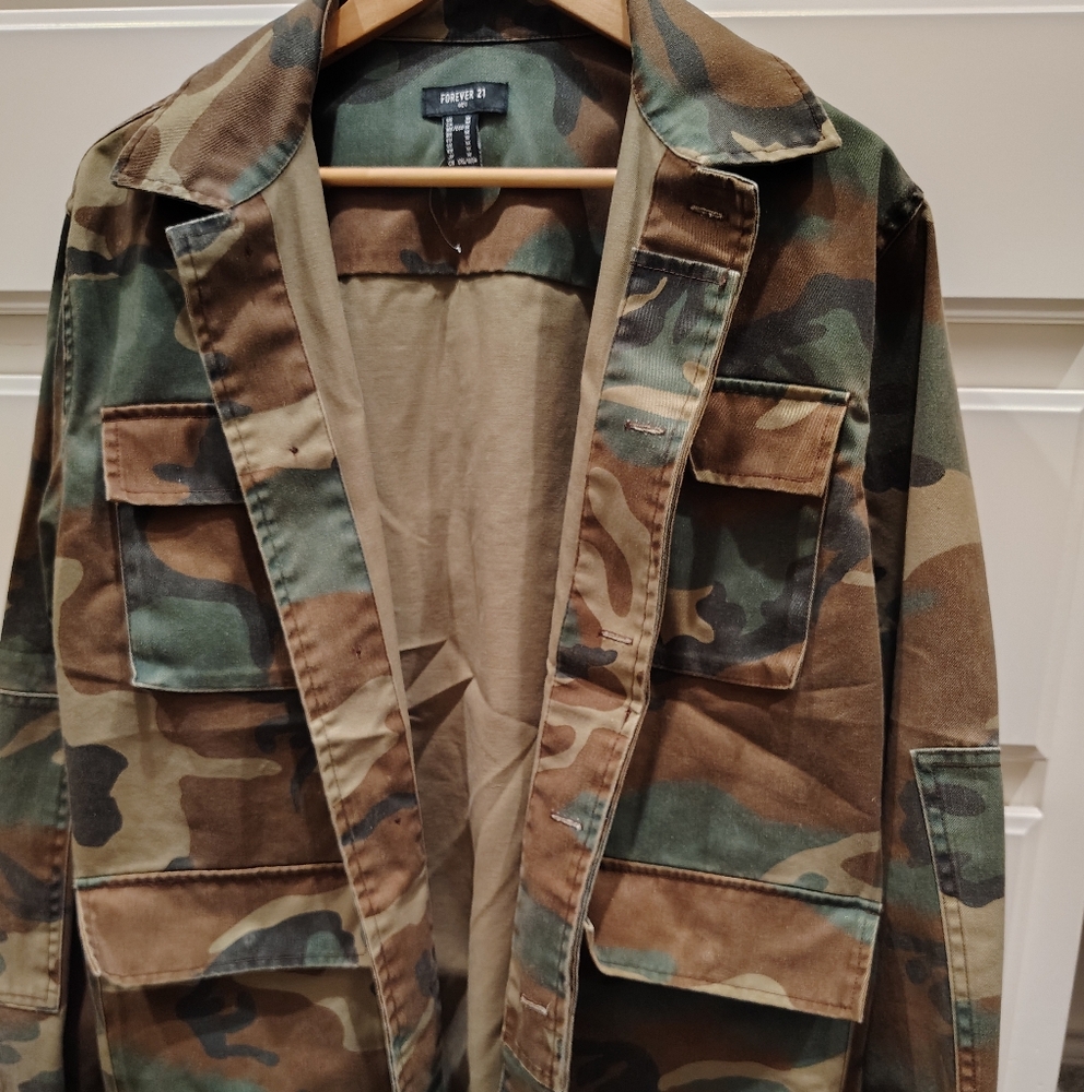 Camouflage Jacket by Forever 21